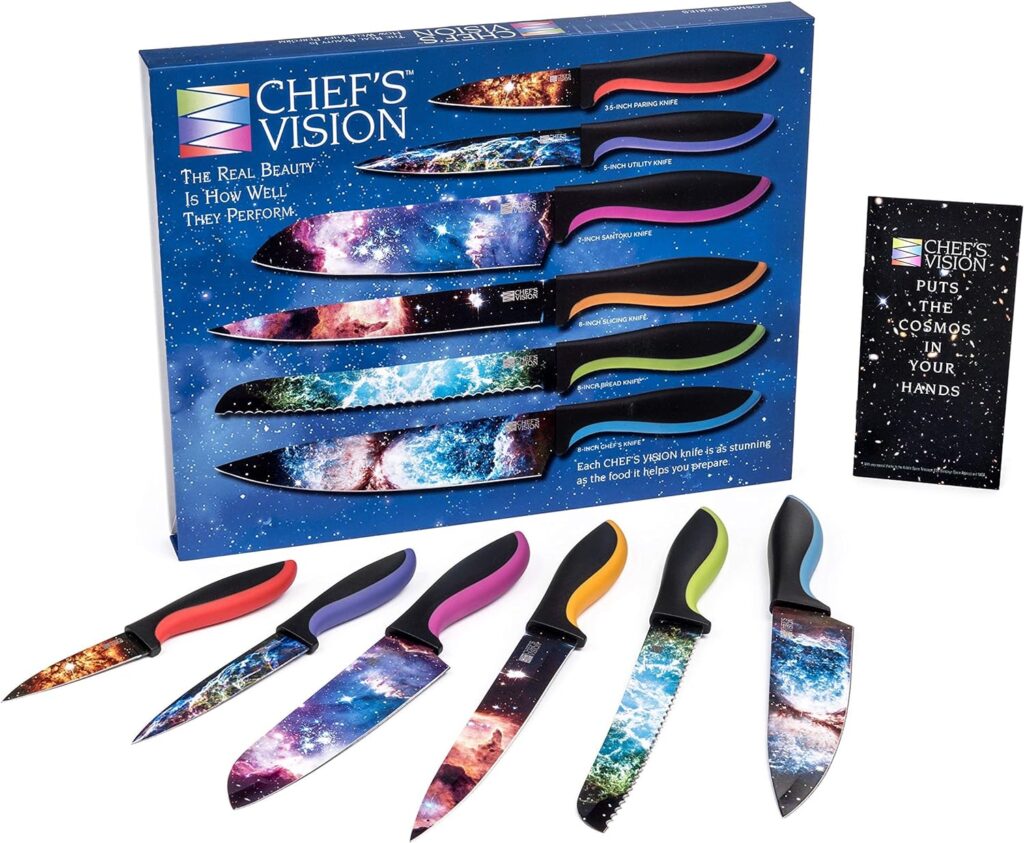 CHEFS VISION Cosmos Knife Set Bundle With Wildlife Knife Set