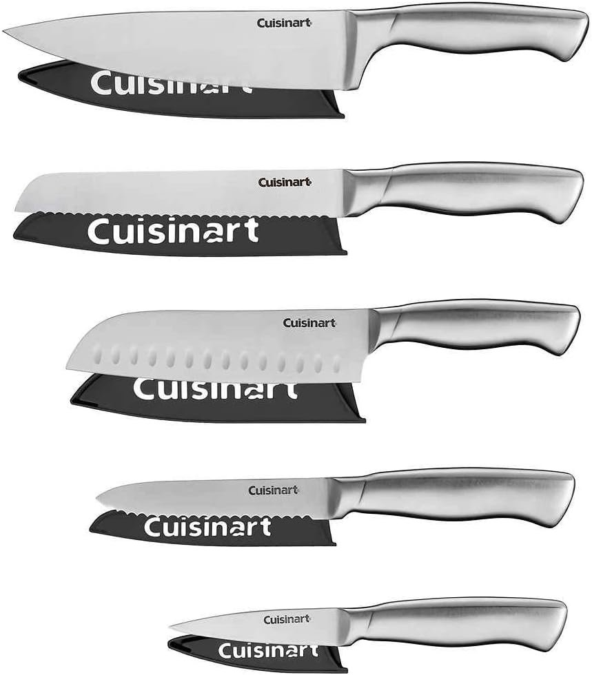 Cuisinart Colored Metallic Knife Set (5-pc Stainless)