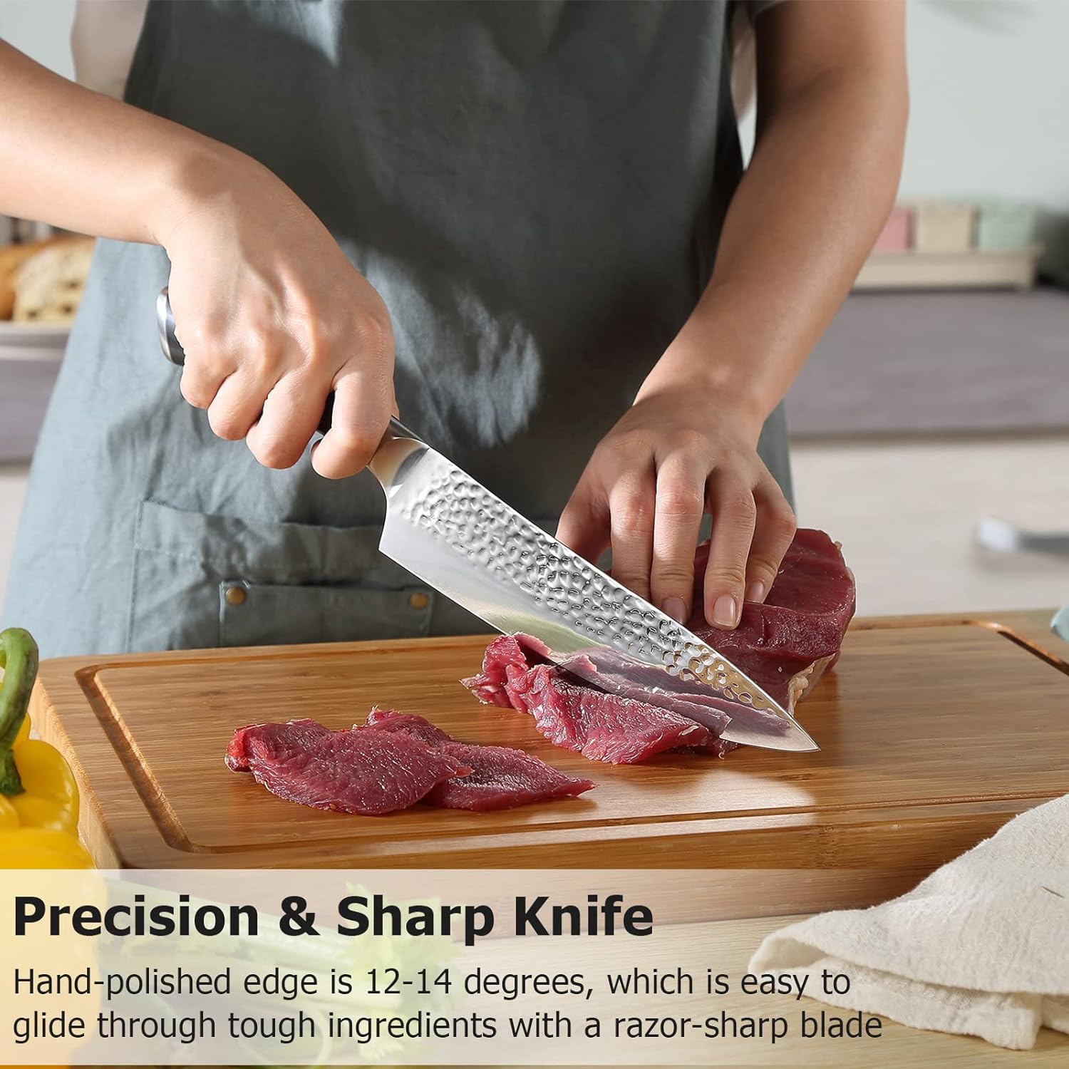 PAUDIN Kitchen Knife Set Review