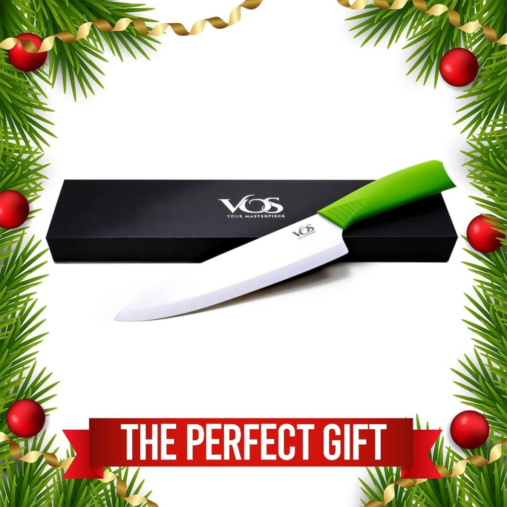 Vos Ceramic 6 Pcs Knife Set with Peeler and Chef Knife